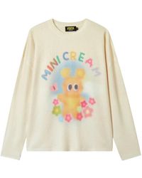 Mini Cream - Graphic-Print Sweater - Lyst