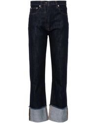 Semicouture - ロールアップヘム ジーンズ - Lyst