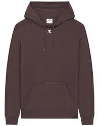 Courreges - Sudadera De Algodón Con Capucha Y Parche Del Logo - Lyst