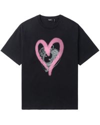 FIVE CM - Camiseta con corazón estampado - Lyst