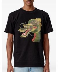 Endless Joy - Monkey Dragon Graphic-Print T-Shirt - Lyst
