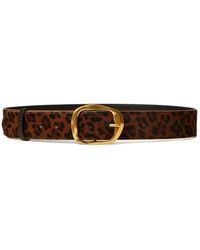 Twinset - Leopard-Print Leather Belt - Lyst