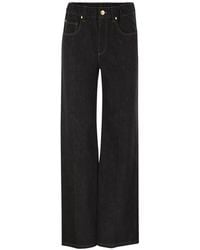 Brunello Cucinelli - Wide-Leg Cotton Denim Jeans - Lyst