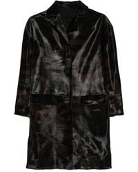 Salvatore Santoro - Button-Fastening Shearling Coat - Lyst