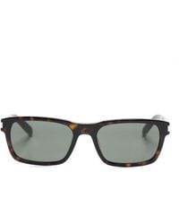 Saint Laurent - Sl 662 Rectangle-frame Sunglasses - Lyst