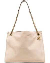 Ralph Lauren - Tote Bag aus Wildleder mit Kettenriemen - Lyst