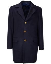 Kiton - Single-Breasted Coat - Lyst