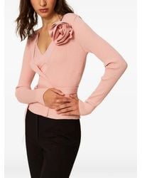 Twinset - Set De Top De Punto Con Broche - Lyst
