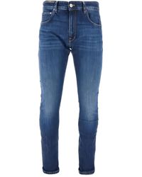 PT Torino - Vaqueros skinny con cierre de botón - Lyst