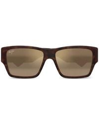 Maui Jim - Ka'Olu Rectangle-Frame Sunglasses - Lyst