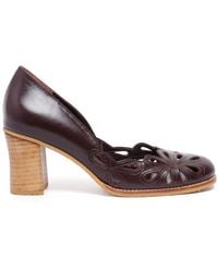 Sarah Chofakian - 55Mm Belle Epoque Leather Pumps - Lyst