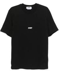 MSGM - T-Shirt Mit Logo-Print - Lyst