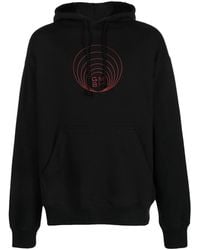 GmbH - Embroidered-Logo Detail Hoodie - Lyst