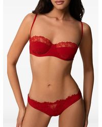 Kiki de Montparnasse - La Rose Lace-Trim Underwired Bikini - Lyst