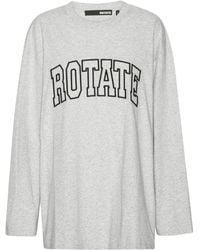 ROTATE BIRGER CHRISTENSEN - Long-Sleeves T-Shirt - Lyst