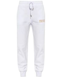 Versace Jeans Couture - Logo Drawstring Trousers - Lyst
