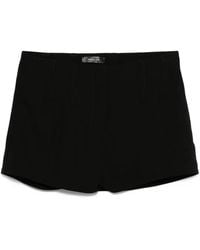Mugler - Pleated Shorts - Lyst