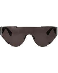 McQueen - The Grip Shield-Frame Sunglasses - Lyst