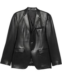 KARL LAGERFELD - Notched-Lapels Single-Breasted Jacket - Lyst
