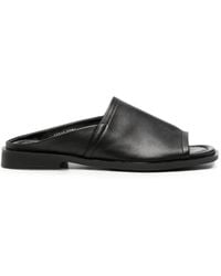 SERGIO MORETTI FIRENZE - Open-Toe Leather Sandals - Lyst