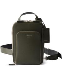 Prada - Saffiano Leather Backpack - Lyst