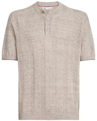 Brunello Cucinelli - Henley Collar T-Shirt - Lyst