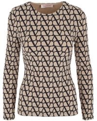 Valentino Garavani - Toile Iconographe Long-Sleeve T-Shirt - Lyst