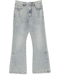 B+ AB - Button-Hem Bootcut Jeans - Lyst