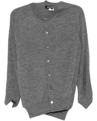 Junya Watanabe - Crew-Neck Asymmetric Cardigans - Lyst