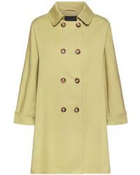 Elena Miro - Gabardine Trench Coat - Lyst