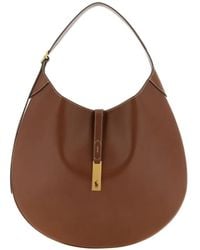 Polo Ralph Lauren - Polo Id Leather Shoulder Bag - Lyst