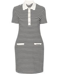 Moncler - Polo Shirt Mini Dress - Lyst