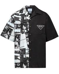 Prada - Double Match Re-nylon Short-sleeve Shirt - Lyst