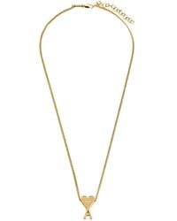 Ami Paris - Collar Con Colgante Ami De Coeur - Lyst