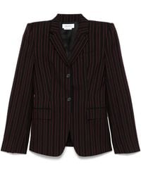 McQueen - Pinstriped Blazer - Lyst