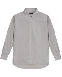 Gosha Rubchinskiy - Vertical-Stripe Chest-Pocket Shirt - Lyst