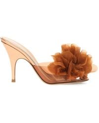 Gianvito Rossi - Igea Floral Sandals - Lyst