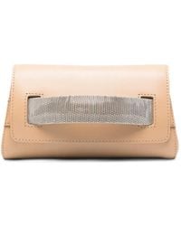 Orciani - Alba Leather Clutch Bag - Lyst