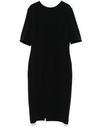 Giorgio Armani - Silk Midi Dress - Lyst