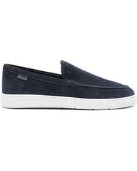 Hogan - Round-toe Suede Loafers - Lyst