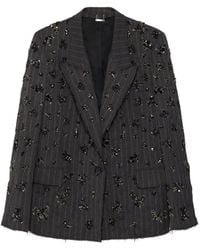 Jonathan Simkhai - Murphy Sequined Pinstripe Blazer - Lyst