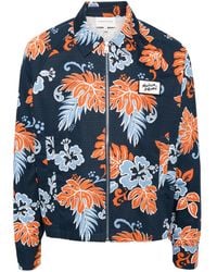 Maison Kitsuné - Jacke Mit Blumen-Print - Lyst