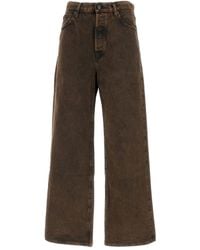 FRAME - Vaqueros anchos con diseño de cinco bolsillos - Lyst