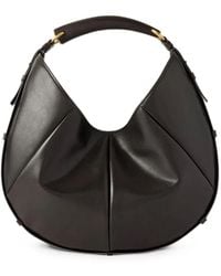 Saint Laurent - Mombasa Pleated Leather Tote Bag - Lyst