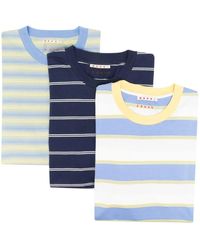 Marni - Stripe-Print Short-Sleeved T-Shirt - Lyst