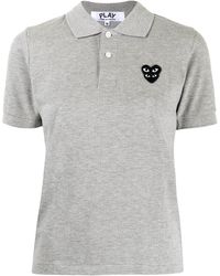 COMME DES GARÇONS PLAY - Poloshirt Met Logopatch - Lyst