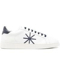 Manuel Ritz - Star-Appliqué Leather Sneakers - Lyst