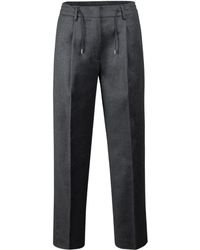 Moorer - Antonia-Lxw Drawstring Pleated Trousers - Lyst