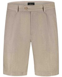 Brioni - Short Chino À Design Plissé - Lyst