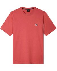Paul Smith - Embroidered-Logo Round-Neck T-Shirt - Lyst